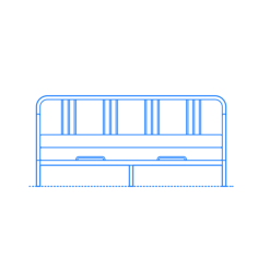 Furniture Daybed Ikea Fyresdal Daybed Digital Sketch Svg Design, Free Vectors File